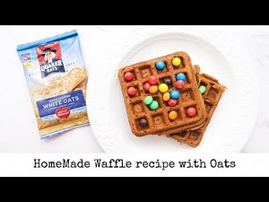 HEALTHY HOMEMADE OAT WAFFLE RECIPE
