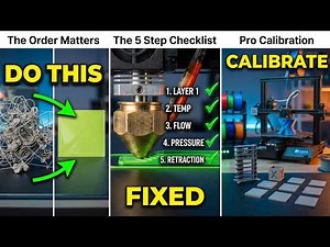 3D Printer Calibration: Why Yours Never Sticks (Do These 5 Tests in Order)