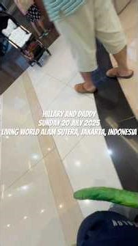 Hillary and Daddy - First Time Riding Dragon - Sunday 20 July 2025 - Living World Alam Sutera
