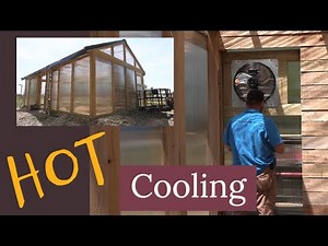 Master Greenhouse Temperature Control with DIY Cooling Fan & Vent Install!