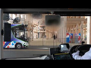 4K Cab View - Osaka Expo 2025 e Mover Electric Bus – Clockwise Route Under the Grand Roof Ring