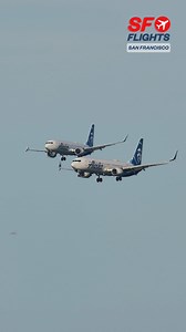 🛬🛬 Back-to-Back Landings at SFO – Alaska Airlines x2! @alaskaair -- #alaskaairlines #planespotting #airlines #airplane #sfflights | SF.Flights