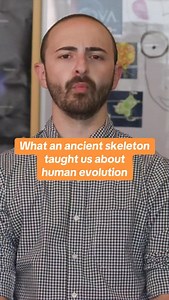 2.2K views · 1K reactions | The discovery of Lucy, a 3-million-year-old skeleton in the Ethiopian desert, changed scientists’ understanding of human evolution.‍♂️ #lucy #humanevolution #hominin #primate #skeleton #discovery | NOVA l PBS | Facebook