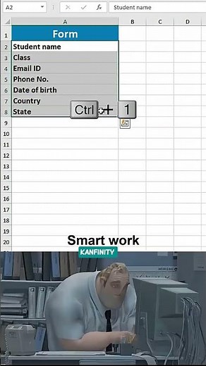 Master Underline Tricks in MS Excel in Seconds! ⚡📊 #asmr #excel #trending #viral #exceltips #shorts