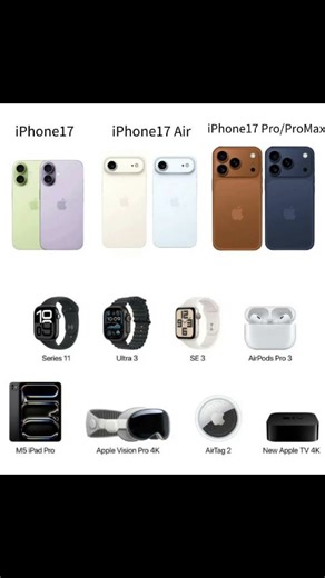 Tech | Gadget | unbox | Review | Apple 2025 Lineup Leaked? 👀🍏 Here’s a glimpse at what could be Apple’s most exciting refresh yet! 🔥 From redesigned iPhones to updated... | Instagram