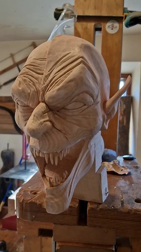 Austrian Artist Woodcarving Tutorial on TikTok