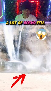 3.7K views | A peaceful swim that turned into a scare   #waterfall #EpicMoments #scarymoments #nature #RockFall #Shocking | Click Happy Cat | Facebook