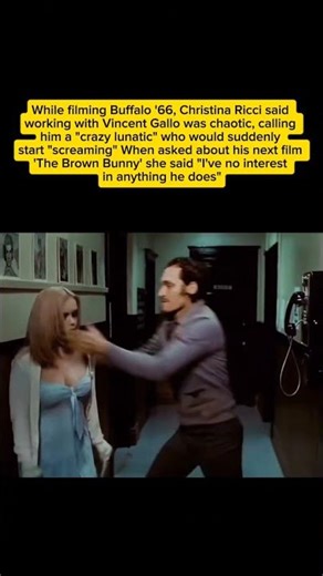 Christina Ricci EXPOSES Vincent Gallo 😳🔥 #shorts