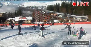 【LIVE】 Live Cam Ski slopes of Les Arcs - France | SkylineWebcams