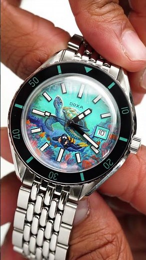 DOXA Aquamarine Reef Turtle 🐢⌚