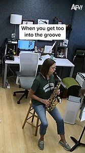 The music really swept her away... 🤣 #afv #fail #funny | America's Funniest Home Videos