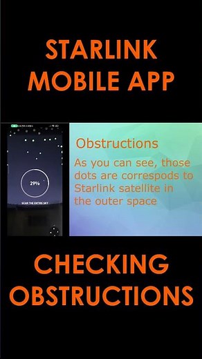 STARLINK MOBILE APP HOW TO CHECK OBSTRUCTIONS #starlink #starlinkinternet