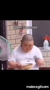 Down fu Panda on Make a GIF
