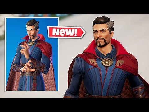 *NEW* DOCTOR STRANGE Skin Gameplay in Fortnite!