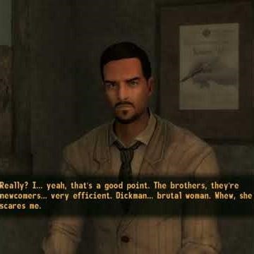 Sleazy Business Man Gets Scared in Fallout New Vegas