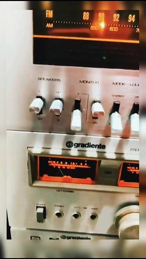 vintage Gradiente stereo receiver or tuner, a brand known for audio equipment. #hify #pioneer
