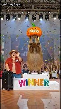 capoy menang balapan 1 milyar!!! #capybara #funny #trending