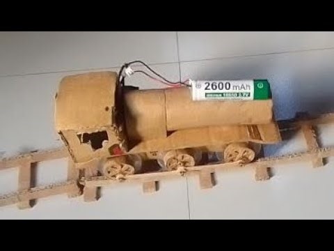 How To Make A Railway Train Engine With Cardboard