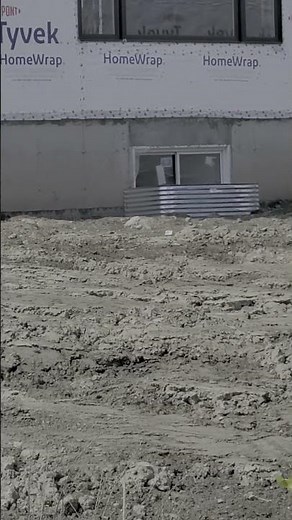 Basement Window Wells #drainagesystem #constructiontips #newhomebuild