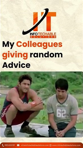 My Colleagues Giving Random Advice 😂 #comedymemes #relatablecontent #funnyvideo #memes