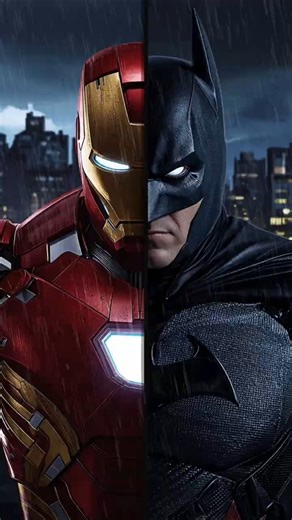 IRONMAN VS BATMAN #ironman #batman #mcu #dc