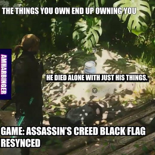 The things you own end up owning you #amharbinger #assassinscreed #assassinscreedblackflagresynced