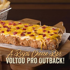 Nossa rainha voltou pro menu dos restaurantes Outback! 👑 Corra para o Outback mais próximo para matar as saudades da Royal Cheese Ribs ou peça a sua pelo delivery. *Imagem meramente ilustrativa. Sujeito a disponibilidade de estoque. | Outback Brasil