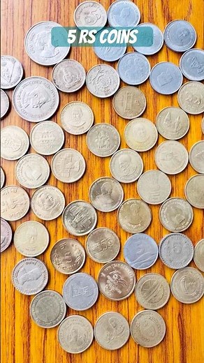 Every ₹5 Indian Coin You Need to See 🇮🇳🪙 | Copper Nickel Coins and Steel Coins #shorts #india #old