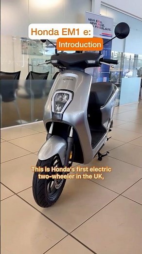 Honda's First Electric Scooter! - Honda EM1 e