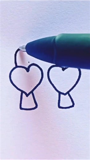 How to draw Bird's using ❤️❤️ step by step #drawing #art