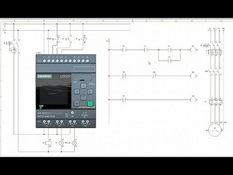 How to simulate a Logo PLC in cade_Simu / programming and function / Ladder logic
