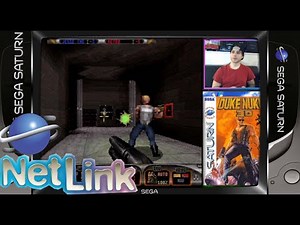 Sega Saturn Netlink Match #3 | Duke Nukem 3D | Online Multiplayer (Xband, VoiP)