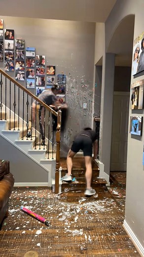 Satisfying 🤭 #couplepranks #reels #pranks #couplegoals #funny | Lindy and Jlo