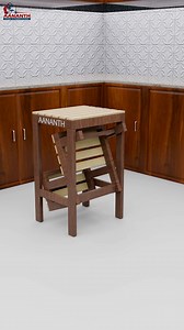 New kitchen ladder and table l 2 in 1 furniture design | Aananth Steelandfabrication