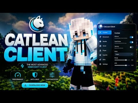 🔥 CatLean Client - The Best Free Minecraft Hacked Client for Java in 2026! (1.21 - 1.21.11+)