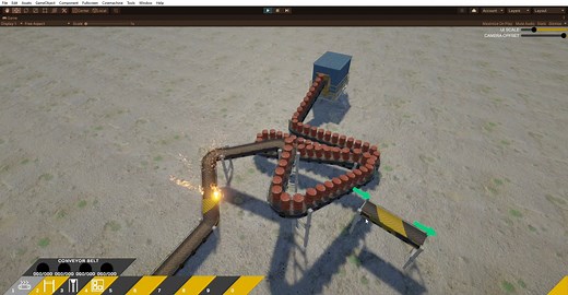 Satisfactory Conveyor Belts Made With Unity