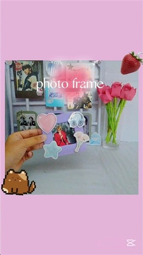 diy photo frames 🎀 #aesthetic #subscribe #craft