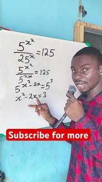 Learning how to solve exponential equations that lead to quadratic equation #mathinstruction #maths