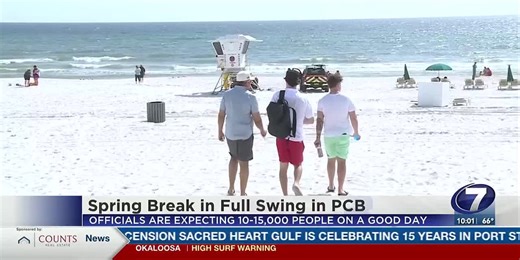 Spring Break season kicks off in Panama City Beach