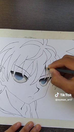 Drawing Killua Zoldyck Tutorial | Anime Character Drawing