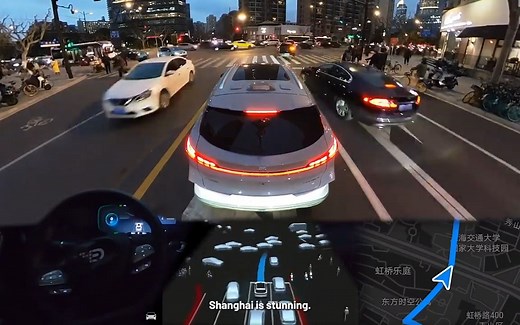 元戎启行上海无高精地图自动驾驶演示 | Driver 3.0 HD Map-Free solution