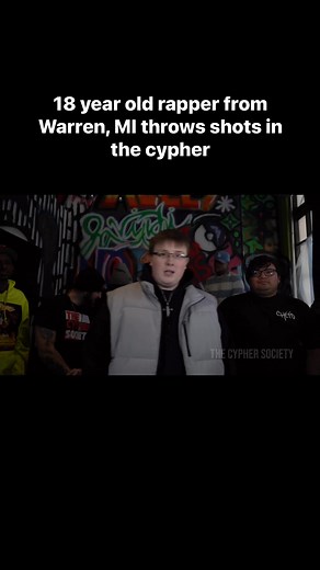 7.2K views · 125 reactions | 18 year old rapper Junior the Demigod steps into the Detroit cypher with something to prove, delivering sharp bars and fearless energy. Every line hits with precision, every verse a statement. Young, hungry, and ready to shake the game up—this is raw talent in motion. Tap in and witness the heat.  #Bars #Detroit #Rap” #ｒｅｅｌｓｆｙｐシ #hiphop | The Cypher Society | Facebook