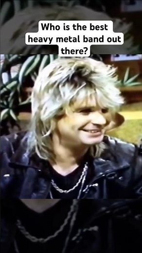 Ozzy Osbourne and Iron Maiden was the answer 🖤🦇 #heavymetal #ozzyosbourne #interview #shorts