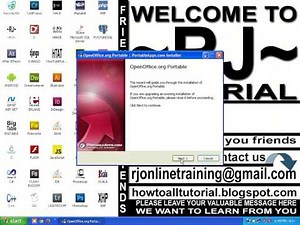 Open Office Portable How to download | How to setup | How to install | How to use