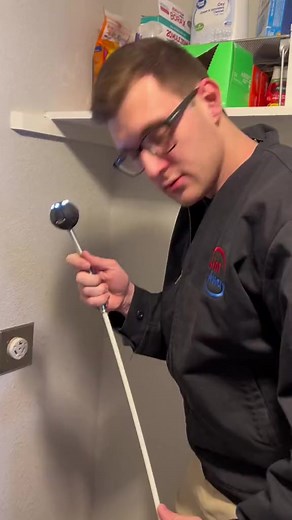 #diyhomeprojects gone wrong! Customer got their rod stuck when trying to perform an #oddlysatisfying #asmr #dryerventcleaning. Luckily with our inspection #camera, we were able to locate the problem and save the day! | Lint Away