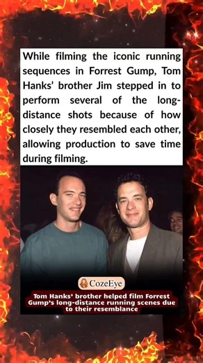 Tom Hanks’ brother helped film Forrest Gump’s long-distance running scenes due to their resemblance