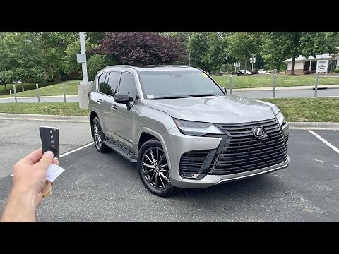 2023 Lexus LX600 Luxury: Start Up, Test Drive, Walkaround, POV and Review