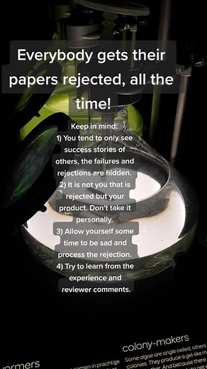Rejection is the rule. What to keep in mind when you had a paper rejected. #phd #mentalhealth #phdchallenges #academiatiktok #phdlife #phdadvice #phdstudent #phdmotivation #doctoralstudent #gradstudent #publishing #rejection #rejectionadvice