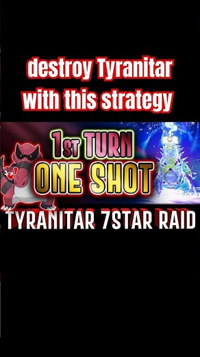 DESTROY Tyranitar 7 Star Tera Raid The Unrivaled in Pokémon Scarlet & Violet Titan Despotar