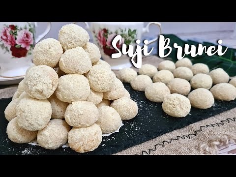 Biskut Suji Brunei | Biskut Raya | Sugee | Suji Cookie Recipe | Rahiza Dorah